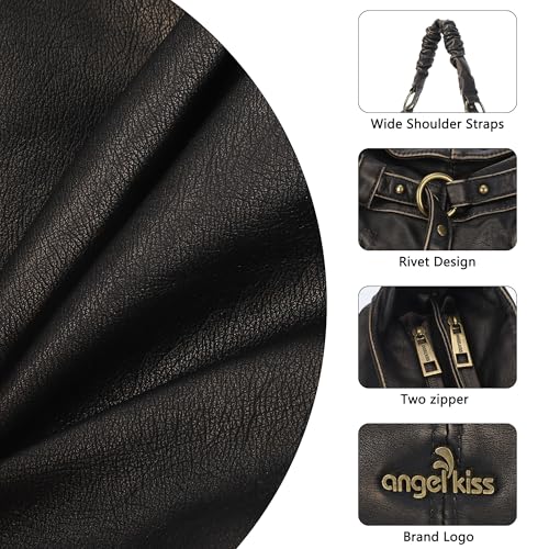 Bolso Hobo Grande para Mujer Angel Kiss de Cuero Vagen miniatura 7