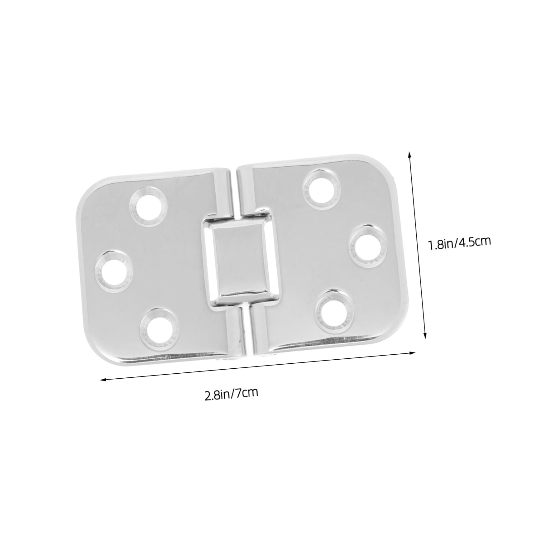 BCOATH Boat Deck Hinge 2pcs Stainless Steel Hinges for Furniture Hidden Hinge Door Heavy Duty Hardware for Rv Bo