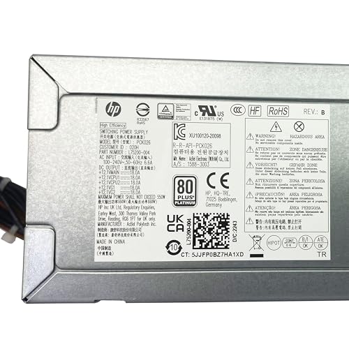 Fuente de poder BestParts 550W Compatible HP Desktop miniatura 3