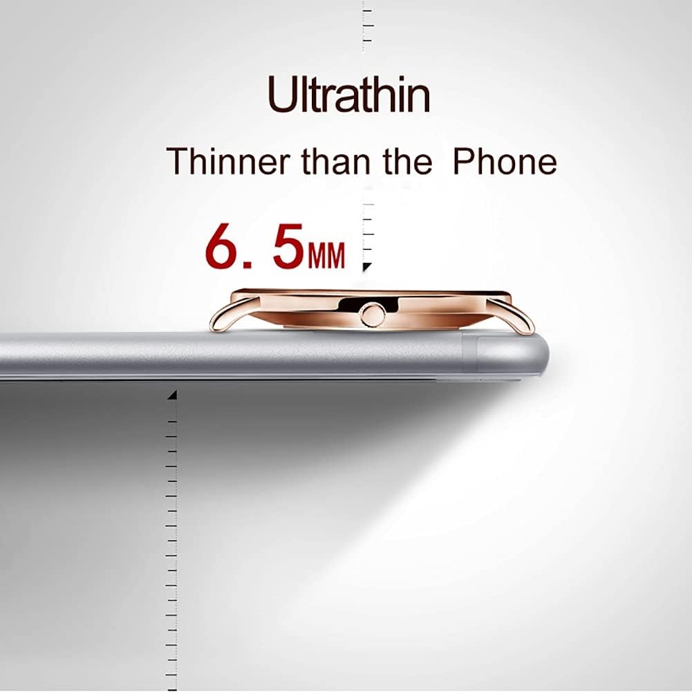 OLEVS Women's Watches for Ladies Female Wrist Watch Leather Band Waterproof Thin Minimalist Casual Simple Dress Quartz Analog with Date Calendar - Image 3