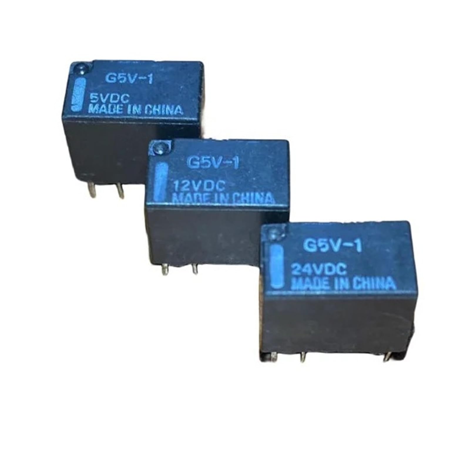 Relais de signal miniature ouvert à haute sensibilité G5V-1-24VDC 1 A lot de 10