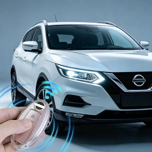 Funda para llave Nissan Qashqai Juke X-Trail TPU rosa suave 7