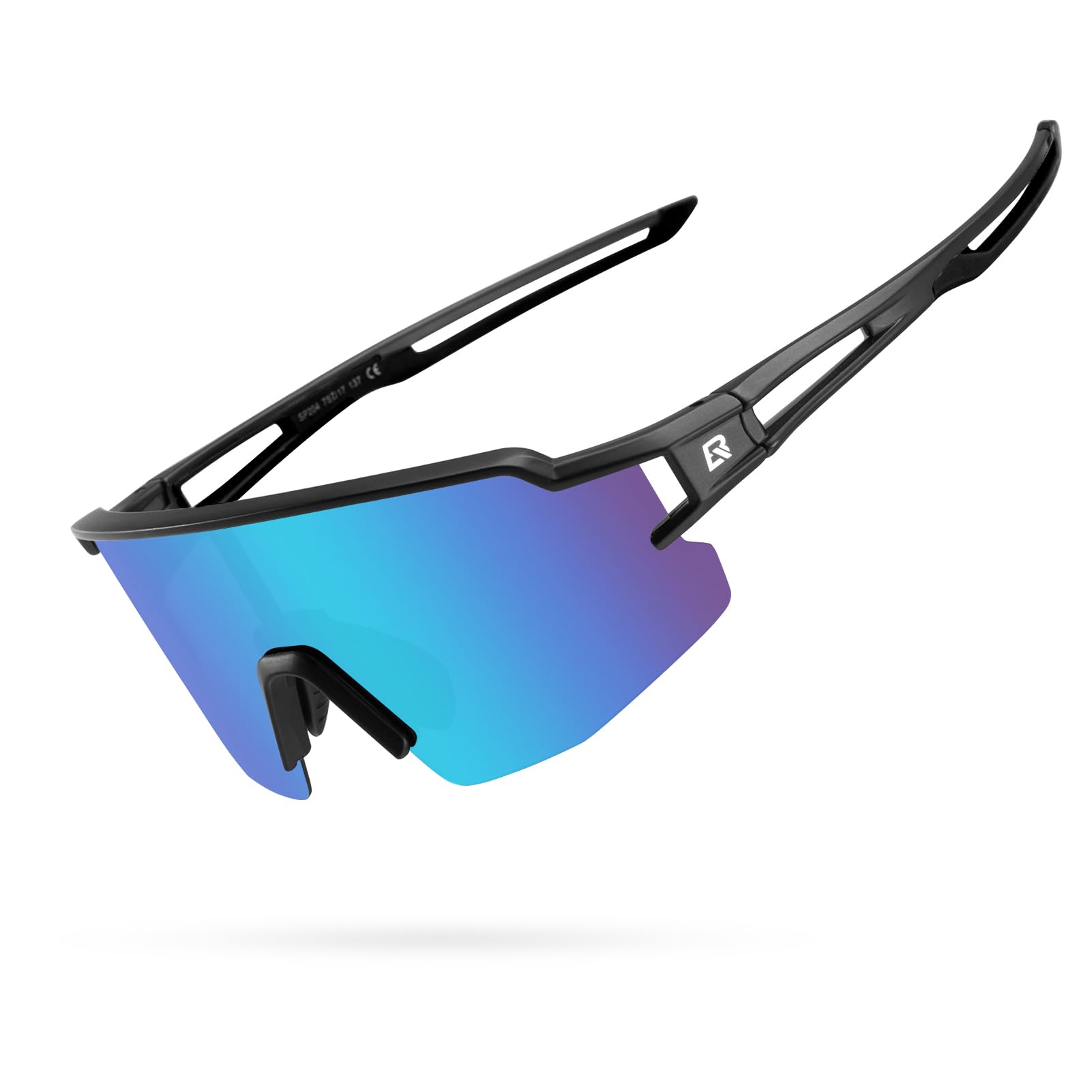 ROCKBROS Polarized Sunglasses UV400 Sport Lightweight Black  display picture 2