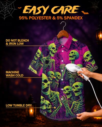 Image of 99TIMORO Movie Characters Halloween Shirt for Men Short Sleeve Top