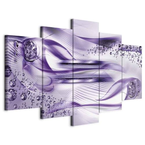 murando - Tableau décoratif abstrait 200x100 cm - Impression sur toile colorée - Décoration...