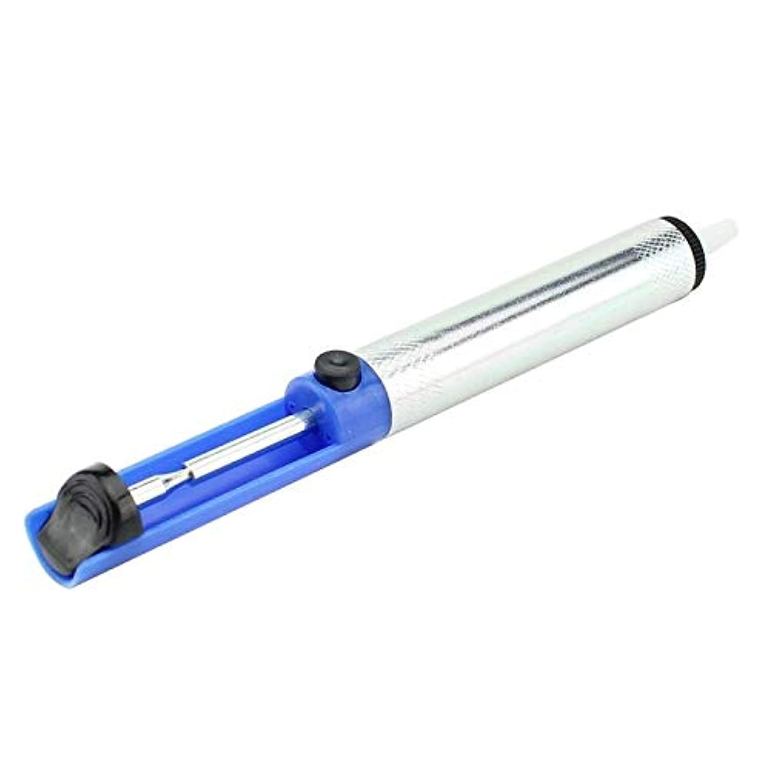 Metal Pump Sucker Solder Irons Remover Tool - Blue, Silver