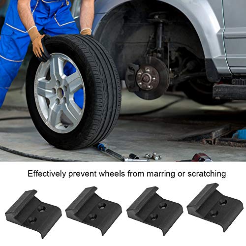 Image of Tire Changer Jaw Protectors, Pack of 4 ABS Tire Changer Clamp Cover Jaw Protectors Guard Protective Covers Tire Changer Rim Protector for Prevent Wheels From Marring or Scratching