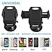 Getron Windshield Car Mount Holder Universal Windshield Dashboard Cell Phone Cradle with One Click Release for iPhone Xs MAX XR X 8 SE Samsung Galaxy S9 Plus S8 Note 9 and Most Smartphones – Black