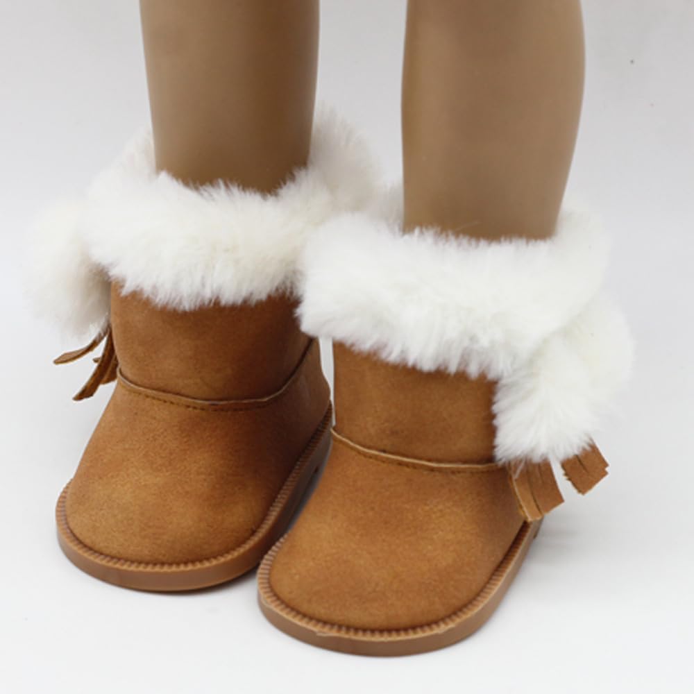 10 par 18-calowych butów dla lalek, BOSOIRSOU 7 cm, buty do tańca, sandały, codzienne buty płócienne, odpowiednie do 45 cm, lalka amerykańska dziewczyna akcesoria