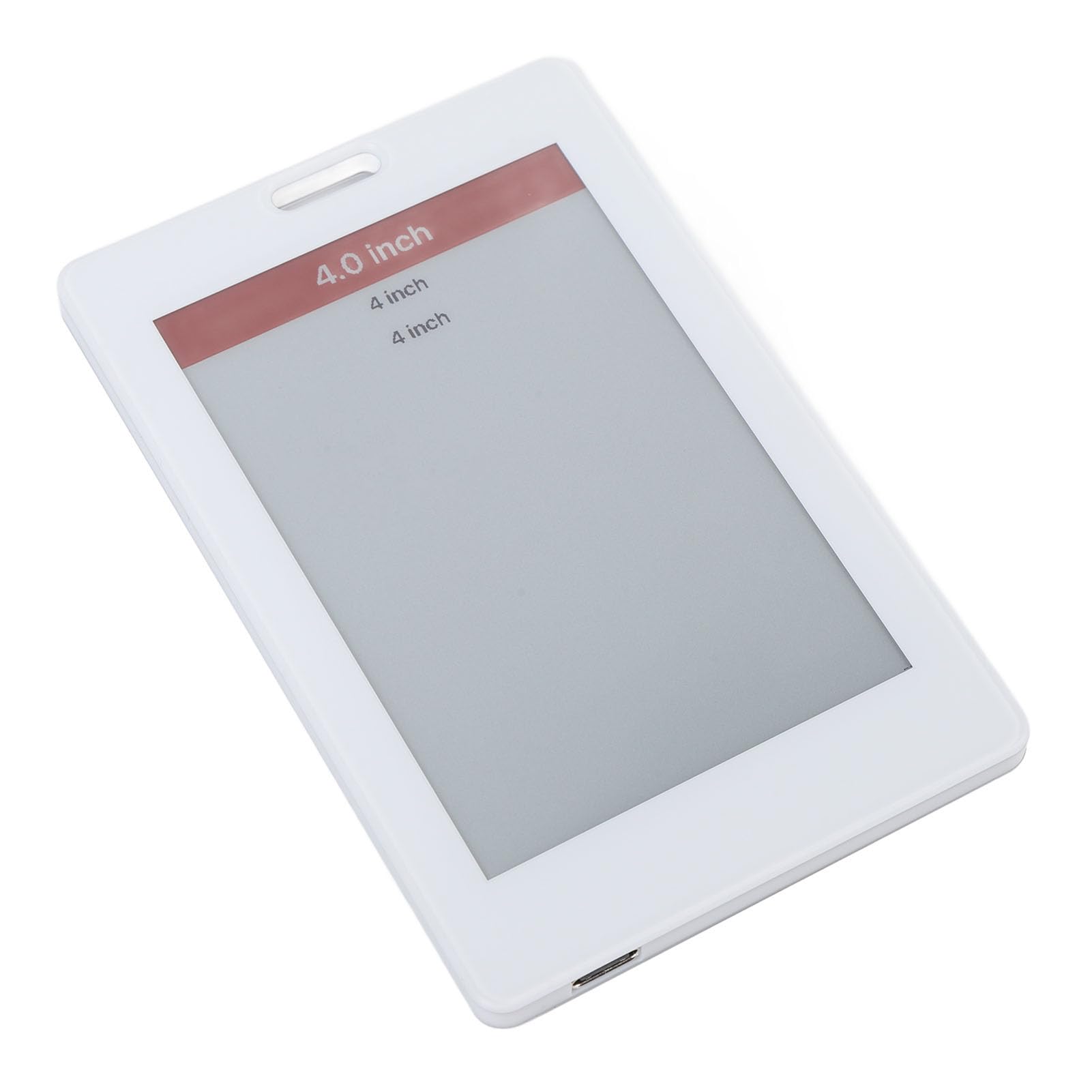 Generic Credencial Electrónica de Empleado con Pantalla Ultra Clara para Control de Acceso y Registros de Trabajo, para Estudiantes de Negocios, Credencial con Pantalla de Tinta de 4 Pulgadas