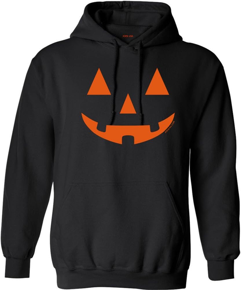 Joe's USA Jack O' Lantern Pumpkin Halloween Costume T-Shirt for Men Women