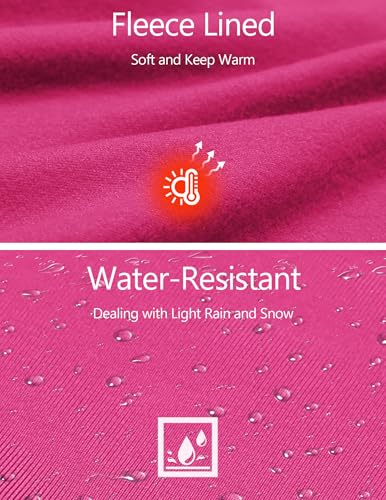 Zaclotre Girls Fleece Long Sleeve Shirts Half Zip Pullover Sweatshirt with Pockets Kids Athletic Winter Jacket4