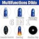 Sadodo Rose Realistischer Vibrator Dildo für Frauen mit Heizung,Klitoris 42 ℃ Beheizbarer Penis Vibratorn,Saugnapf Penis Analplug Sex Spielzeug für Anal Dildos Didloschwanz Männer Paare Sex Toy