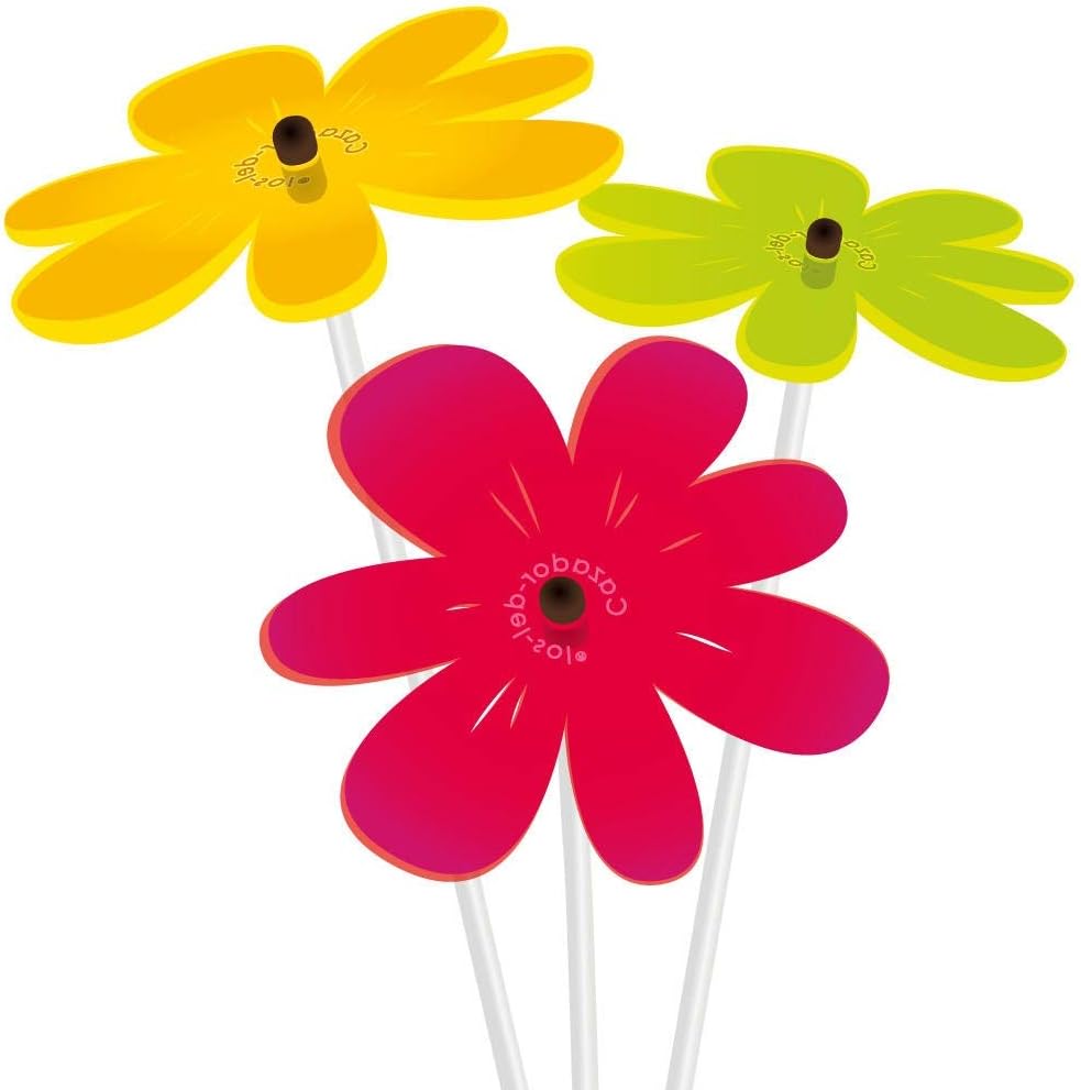 Generic Suncatcher Acrylic (3) Piece Cazador-del-sol 3 ¼ inches Diameter x 10 inches Height Flower Box Decor
