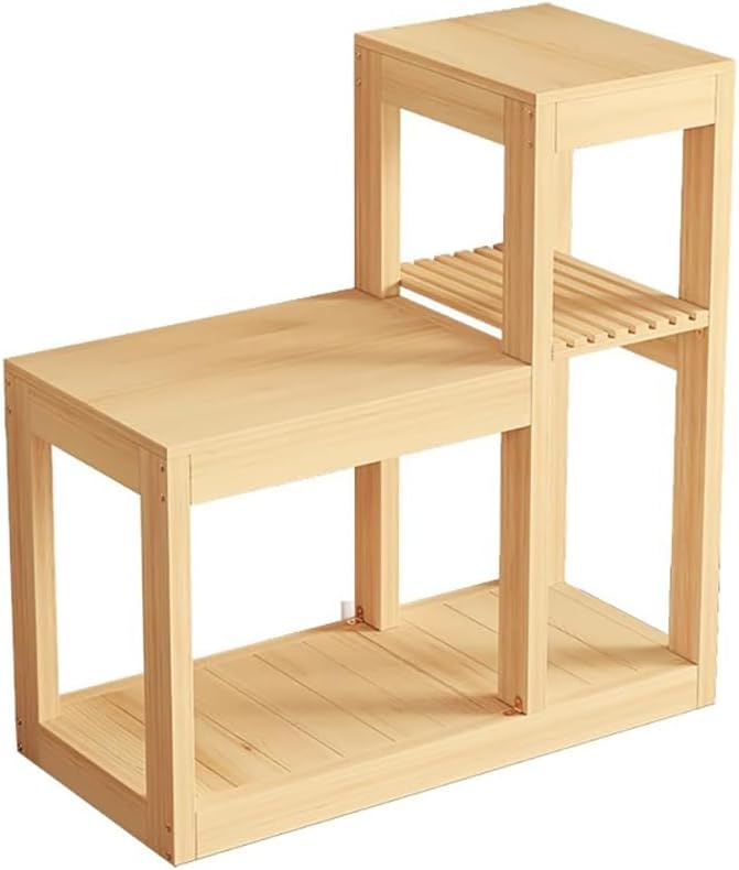 Wooden Aquarium Stand,Heavy Duty Fish Tank Stand Suitable for Turtle Tank,Multifunctional Storage Rack,Indoor&Outdoor Plant Stand,1100LBS Capacity,40 * 80 * 110cm