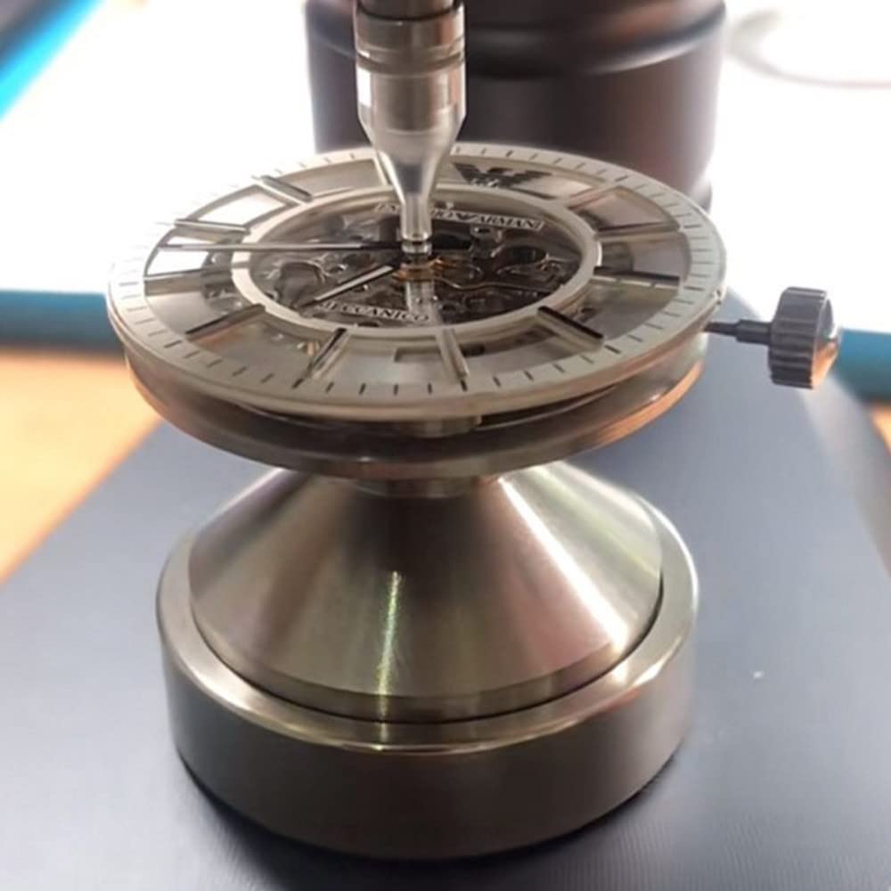 Uchwyt mechanizmu zegarka, stal nierdzewna, wielofunkcyjna, profesjonalna podstawa naprawcza, przenośne małe narzędzie do naprawy zegarków, akcesoria do zegarków