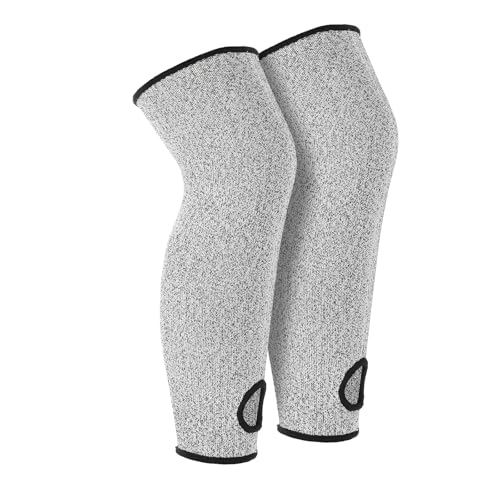 PATIKIL 38cm Cut Resistant Leg Sleeves, 1Pair HPPE Protective Leg...