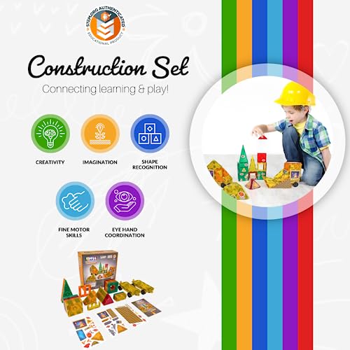 Tytan Tiles 60-Piece Construction Magnetic Building Set — view 4