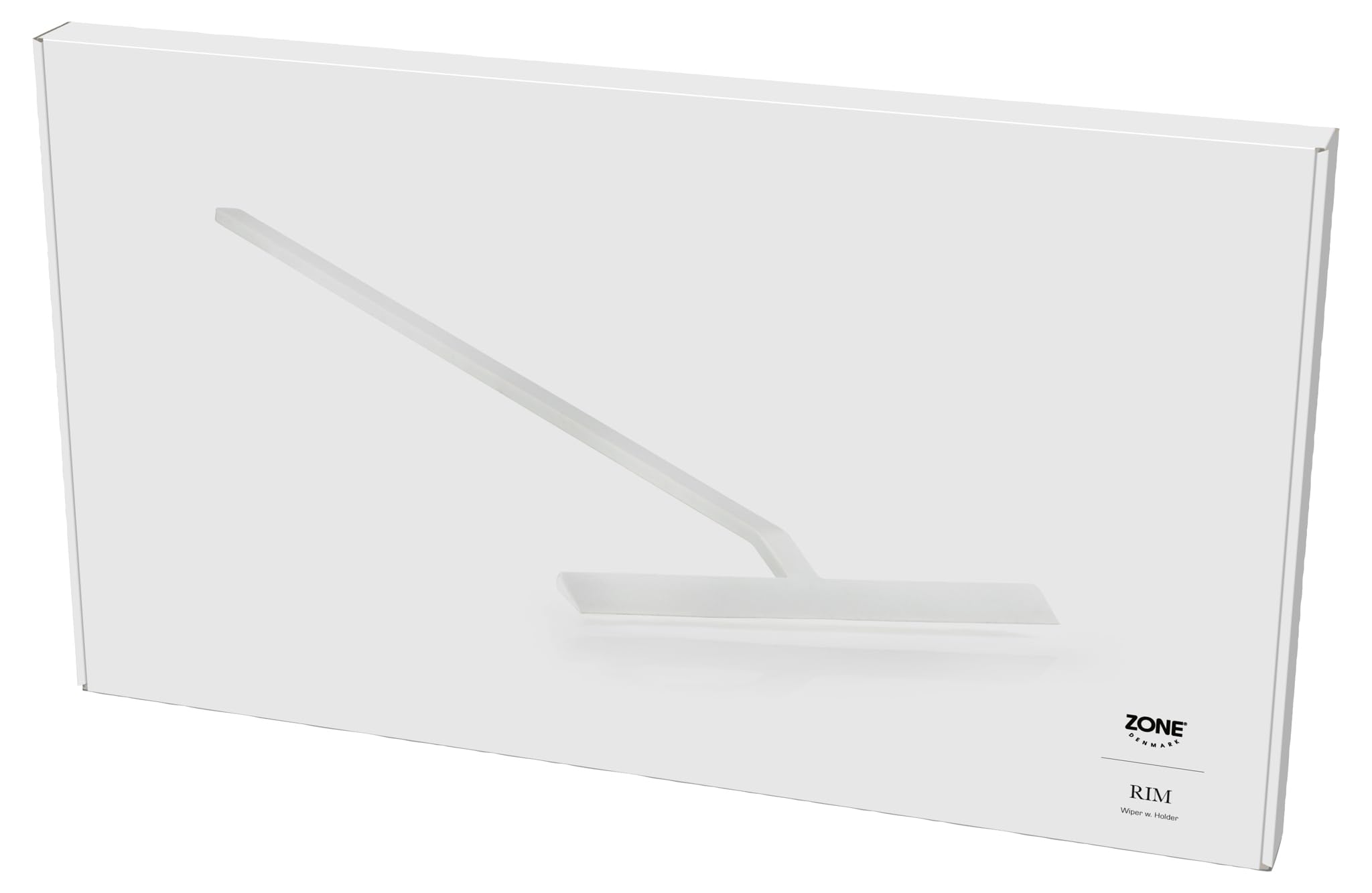 Zone Denmark Rim 52 x 30 cm Shower Squeegee with Holder, White - Image 3