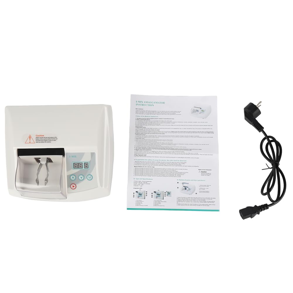 Mixer Dental Amalgamator – Amalgam miscelatore per una miscelazione precisa | Materiale ABS, display LED agitatore 220 V, 35 W