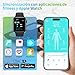 Imagen de Healthkeep Báscula Persona Balance Conectada Impedancia Con 8 Electrodos 21 Datos Corporal Pantalla VA Medición BIA de Doble Frecuencia Con APP para Andriod e iOS