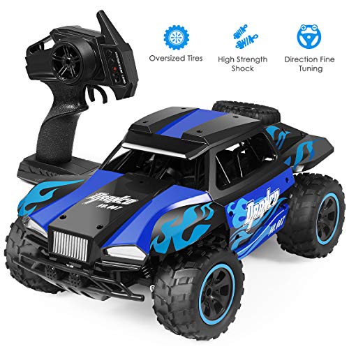 RC Car, 1: 18 Scale 2.4Ghz 20km/H RC Car High Speed Off-Road Truck with Rechargeable 4WD Electric Vehicle, Remote Control Terrain RC Cars