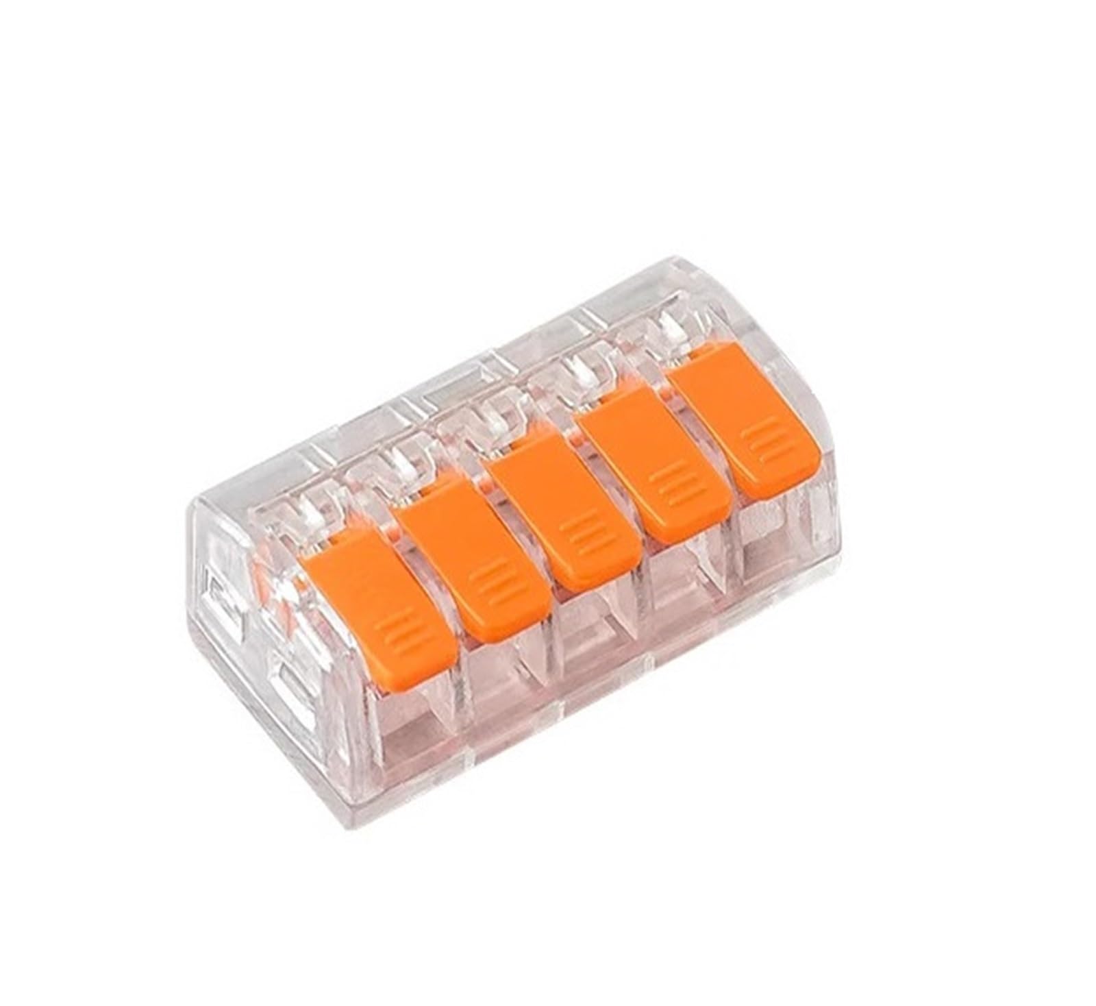 50 connettori for apparecchiature elettriche parallele a leva compatta rapida, morsettiere for connettori a cavo rapido 34-11AWG(CMK635-50Pcs)