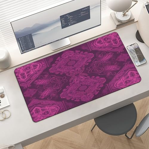 Mouse Pad Grande de Goma Antideslizante Estilo Lila miniatura 6
