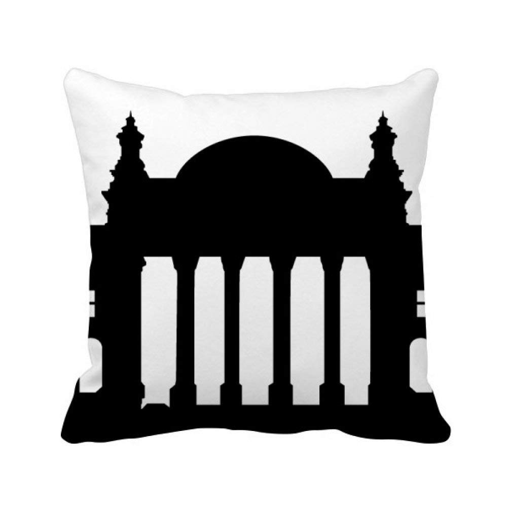 Coussin Berlin Reichstag oreiller de canapé multicolore 40x40cm