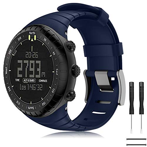 TOPsic Banda de Reloj para Core Correa, Correa Reemplazo de Silicona Suave Deportiva para Core Pulsera Correa