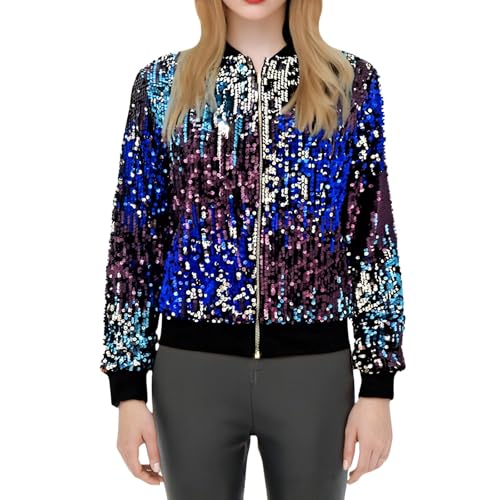 Veste de baseball femme paillettes pour briller au carnaval sans effort