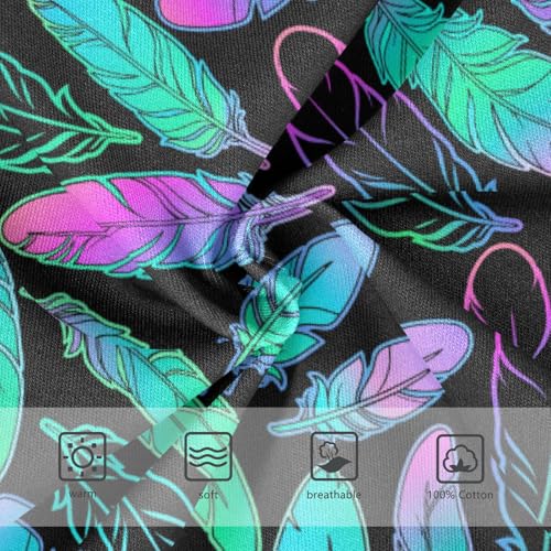 Boys' Exclusive Briefs Toddler Underwear 95% Combed Cotton Boxerbriefs 2T Vibrant Feather Pattern 893