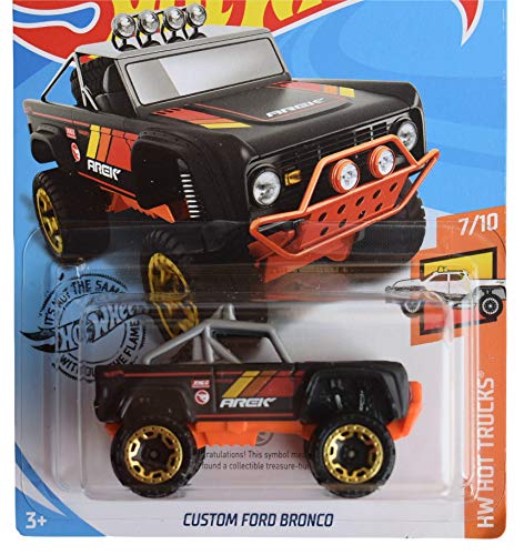 Hot Wheels Custom Bronco 186/250, Black miniatura 2