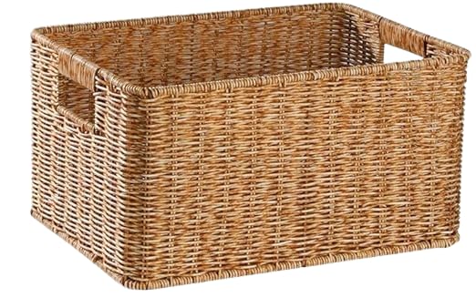 Pudełko do przechowywania organizera i przechowywania spiżarni, idealne do łazienki, szafki, kuchni, lodówki, materiałów do organizacji szafy 35 x 26 x 18,5 cm (A05)