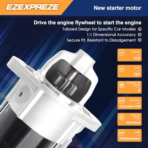 Image of Ezexpreze 18417 New Starter for Kubota D722 D782 18 20 21 Series Diesel Engines 1996-2013 OE#:1G023-63010 1G023-63011 67980-31151 1G02363010 1G02363011 6798031151 2280005910 2280005911 SND0338