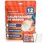 Bramble - Calentadores de manos (12 pares, 24 en t...: Hasta 10 horas de calor: proporciona una fuente de calor constante y confiable durante hasta 10 horas, lo que hace que estos calentadores sean perfectos para actividades al aire libre prolongadas, viajes largos o un día completo de trabajo. Activació...
