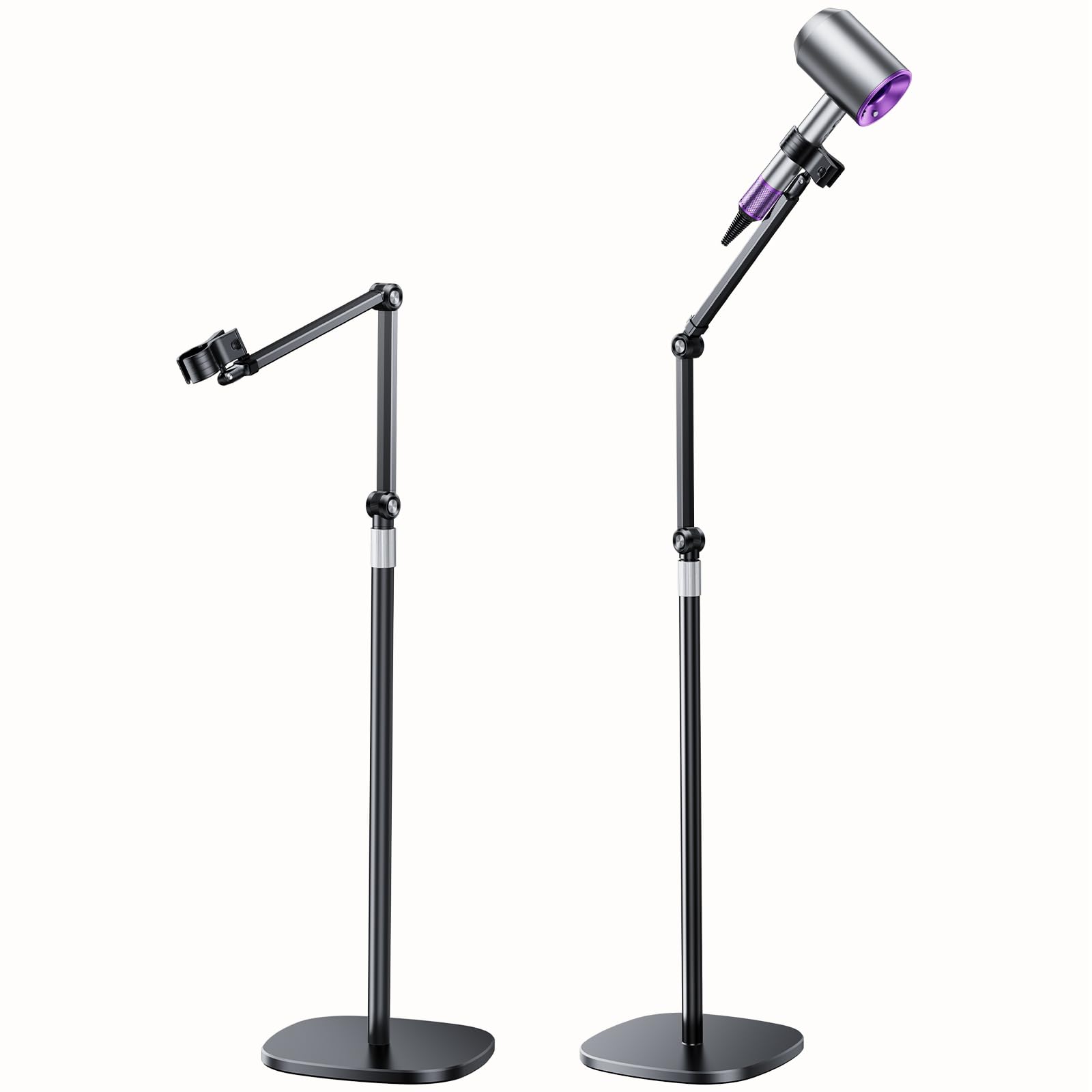 Support de micro au sol stable réglable pour éviter les vibrations et chutes - 8