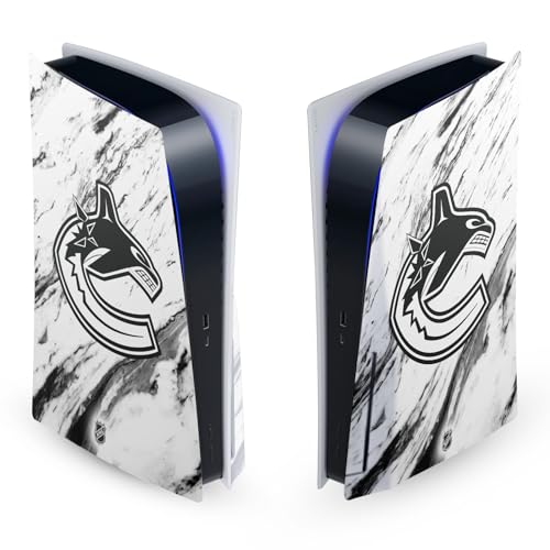 Skin Vancouver Canucks PS5 Disc vinyle autocollant de jeu couverture effet marbre NHL