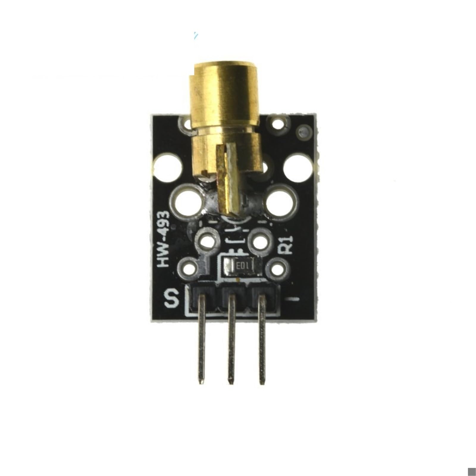 KY-008 3-poliger 650-nm-Rotlasersender, Punktdiode, Kupferkopf-Sensormodul for automatischen Spannungsregler, PIC, DIY, kompatibel mit MEGA 2560