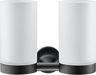 Duravit Starck T - Vaso para cepillos de dientes (170 x 98 x 140 mm), color negro mate