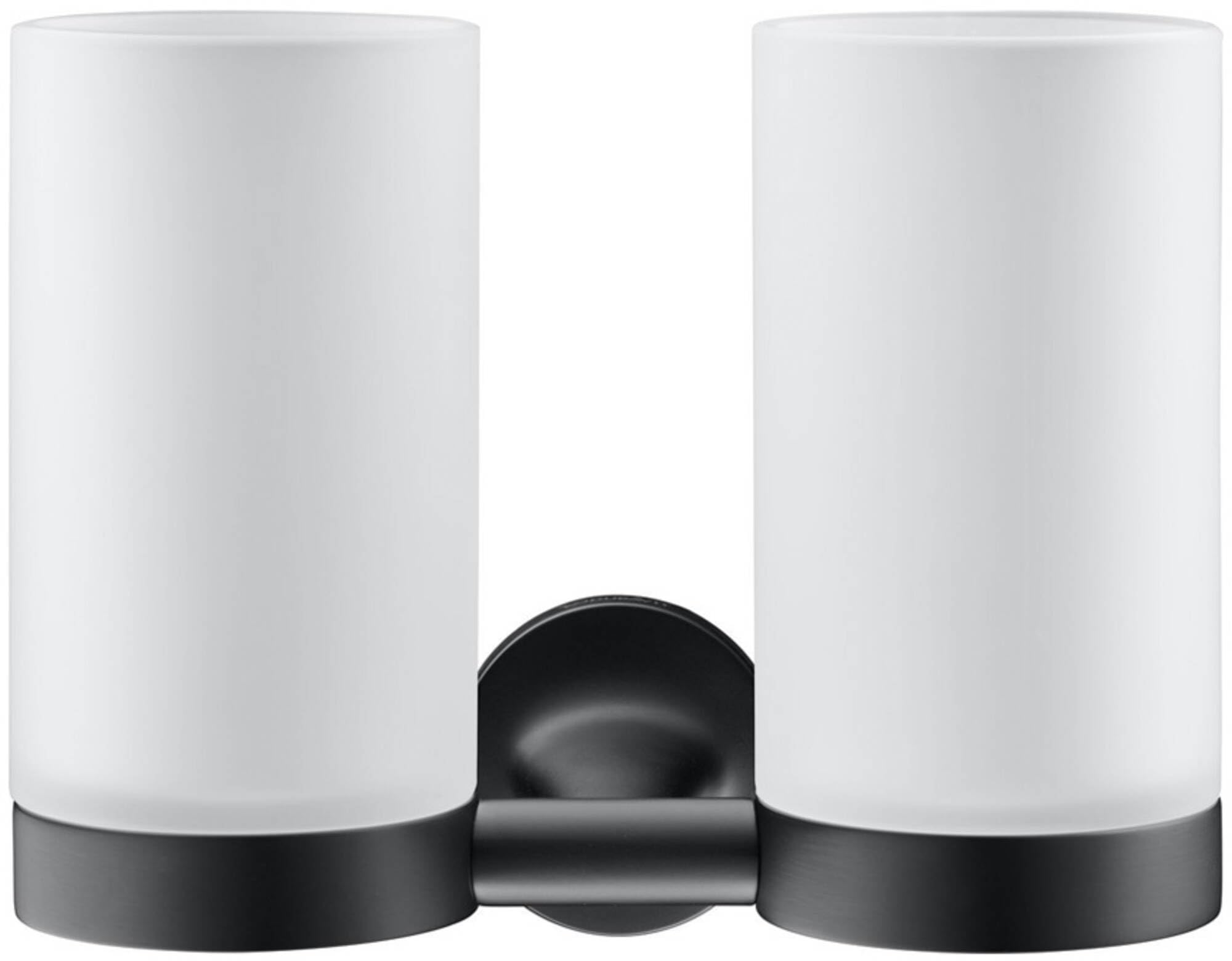Duravit Starck T Zahnputzbecher Schwarz Matt 170x98x140mm