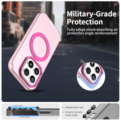 Image of for Xiaomi 17 Case Magnetic Case Anti Drop Hybrid Phone Back Cover - Red