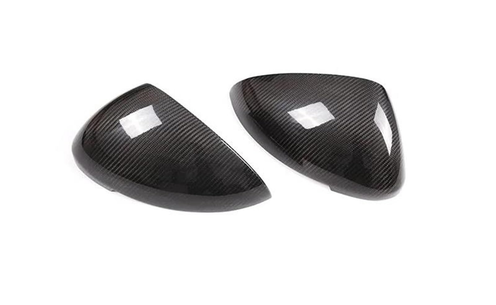 for Porsche for MACAN 2014-2023 Real Carbon Fibre Car Rearview Mirror Cover Trim Sticker Car Wing Mirror Covers(Carbon Fiber)