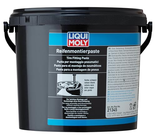 Pasta de montaje de neumáticos LIQUI MOLY negra de 5 kg para lubricación de vehículos