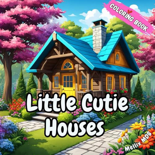 Little Cutie Houses Coloring Book