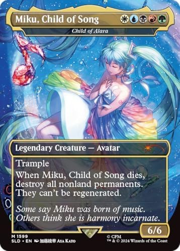 Magic The Gathering Secret Lair X Hatsune Miku: Digital Sensation