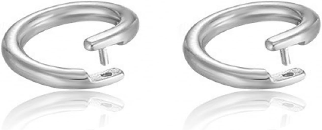 2pcs/lot 925 Sterling Silver 8mm Split Jump Ring Round Open Connector Locking Round Jump Rings for Charms Jewelry Craft Making(Platina Color)