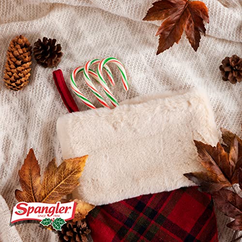 Spangler Classic Red, Green, and White Peppermint Candy Canes Natural