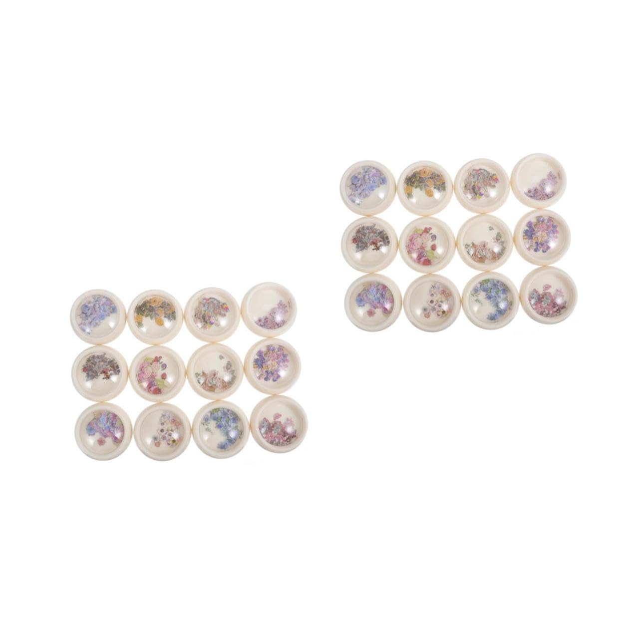 2 Set Decalcomanie Per Unghie Colorate Misti Per Decorazione Unghie Adatte Nail Art E Manicure Casual E Attraente Per Domestico 12 Scatole*2