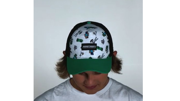 Merch Kšiltovka Minecraft Earth Creeper and Pig Head Youth Nové za 498 Kč Prokon